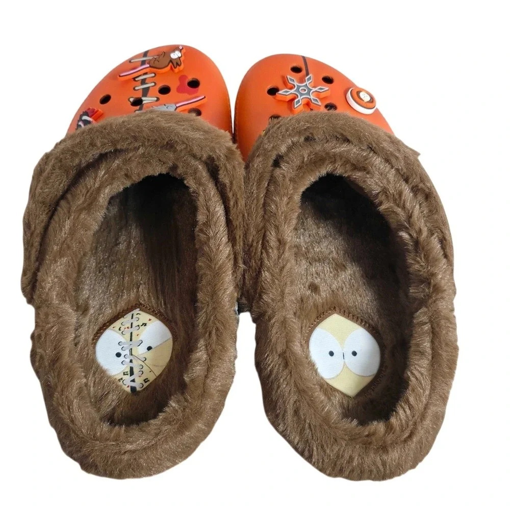 Crocs‎ South Park Kenny Classic Lined Clogs Men's Size 11 Orange 211499-90H NWT